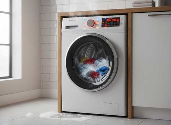 Veš mašina pokazuje sve lampice